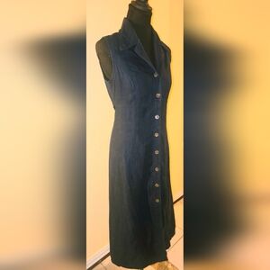 Navy Linen Dress by Classiques Entier